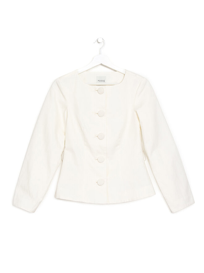 POSSE Cardigan en coton et lin Heidi