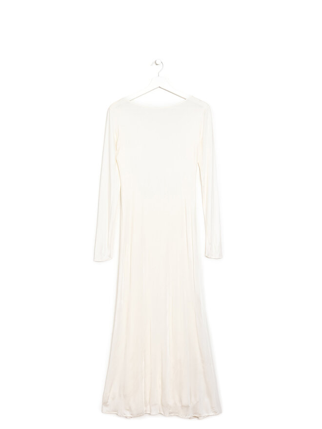 Bobkova Robe Maxi à Manches Longues Dos Nu