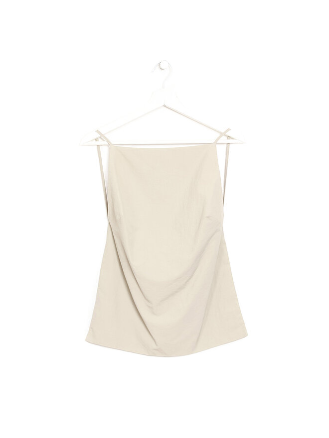 ST. AGNI High Neck Backless Camisole