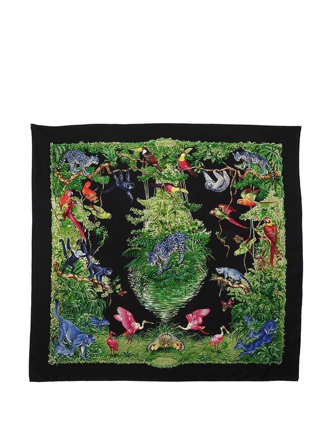 HERMÈS Foulard en Soie L'Équateur