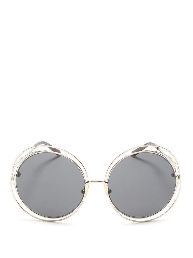 Chloé Round Black Sunglasses