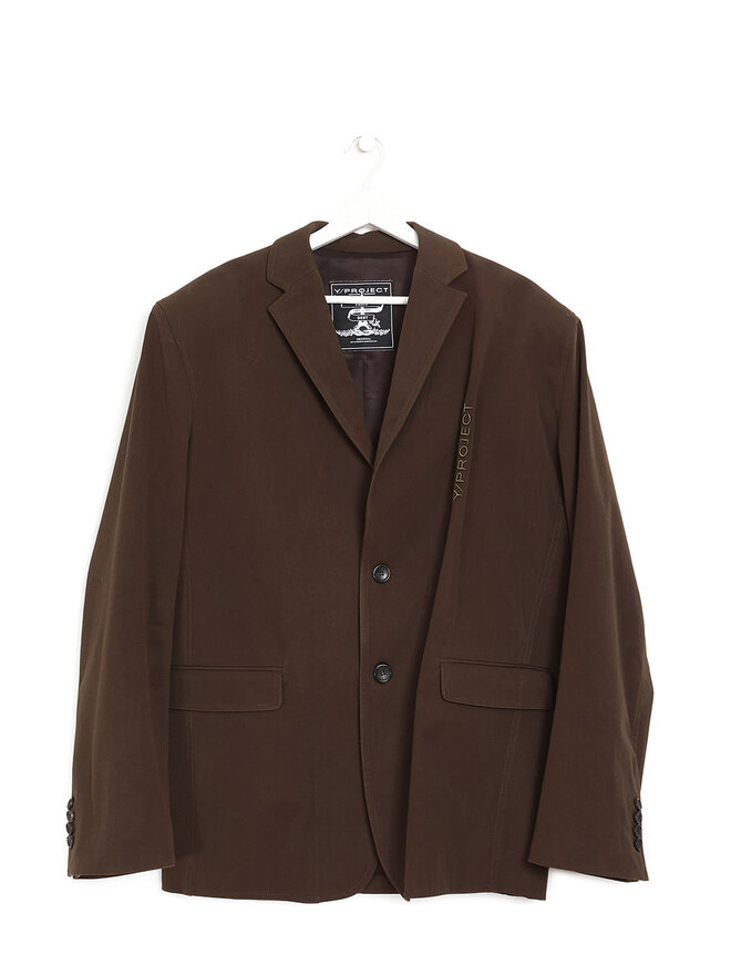 Y/PROJECT Veston Oversized Vert Foncé