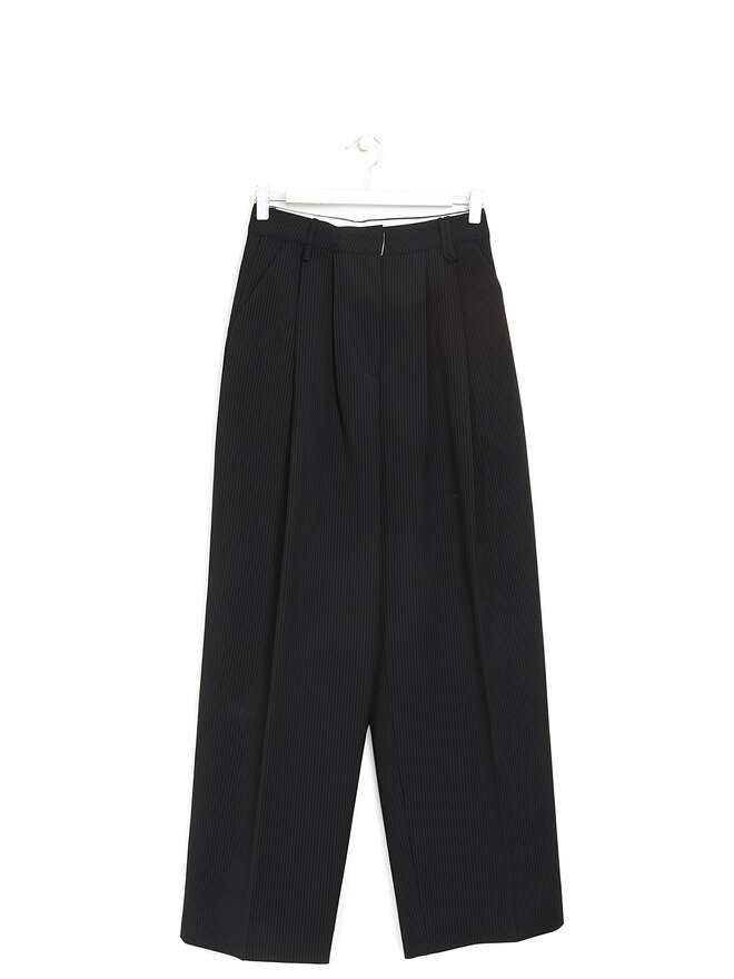 The Frankie Shop Wide Leg Black Trousers