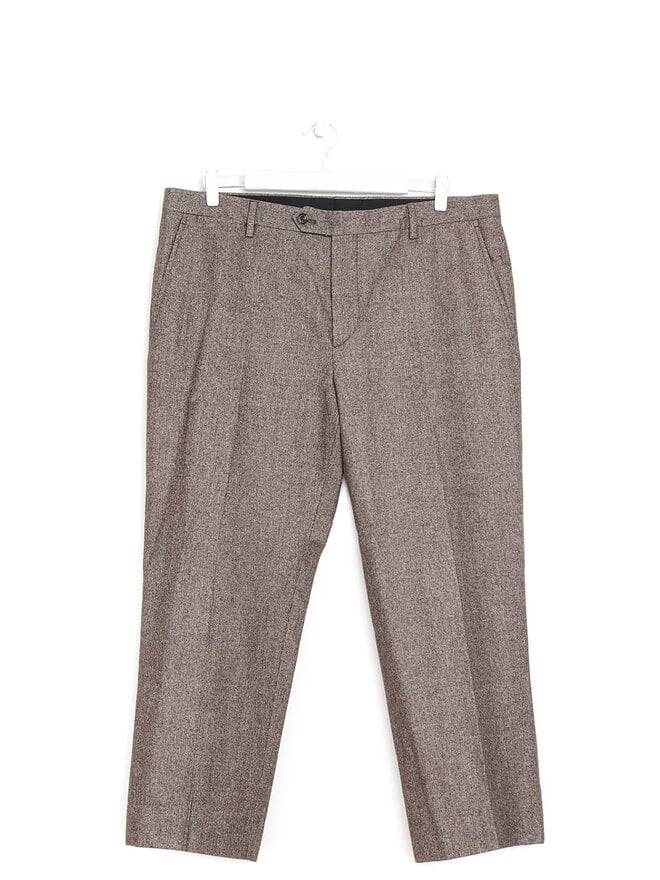 École de Pensée Cropped Wool Trousers