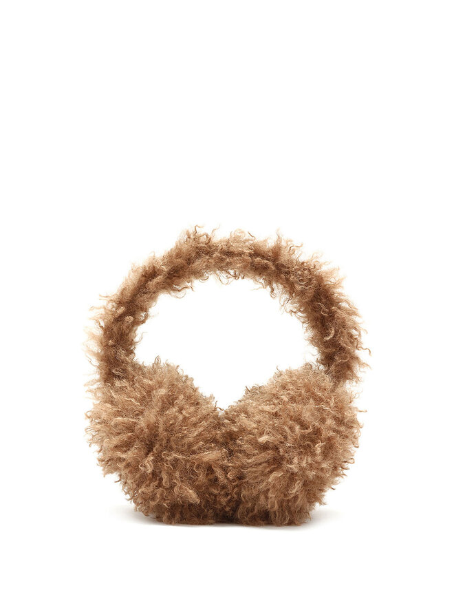 MONCLER Cache-oreilles en molleton avec écusson logo