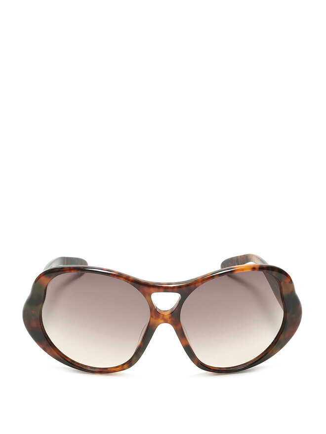 MIU MIU Tortoiseshell Acetate Sunglasses