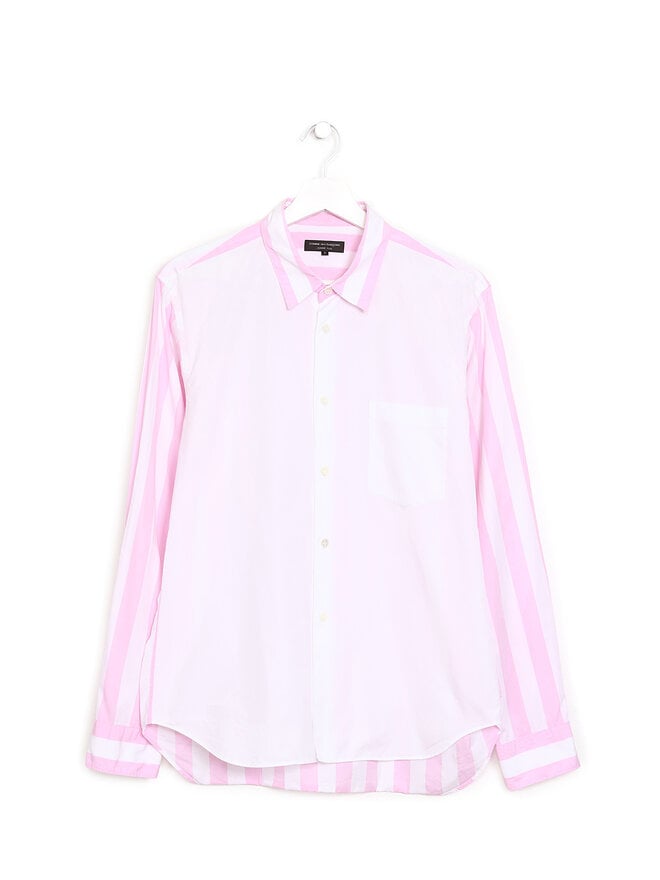 COMME des GARÇONS HOMME PLUS Chemise à manches longues rayée