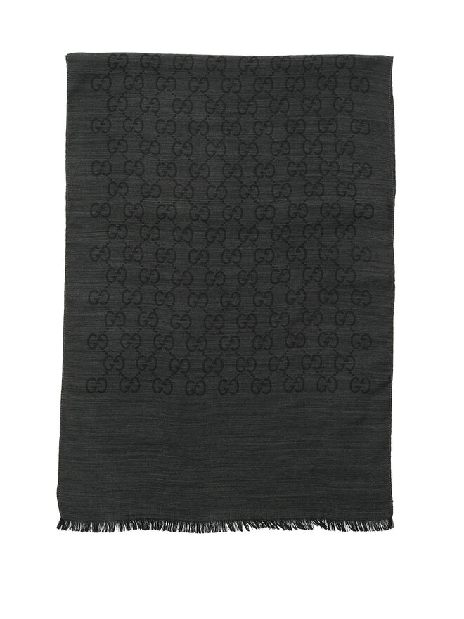 GUCCI GG Supreme Logo Motif Scarf