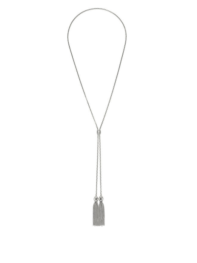 DAVID YURMAN Collier à pendentifs en argent sterling avec diamants