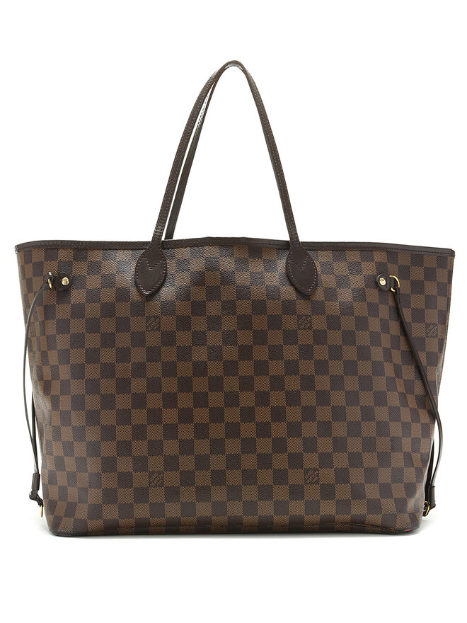 LOUIS VUITTON Damier Ebene Neverfull GM Tote