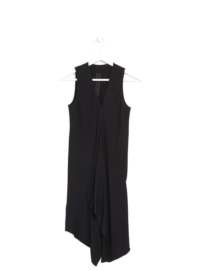 Rick Owens Sleeveless V-Neck Dress