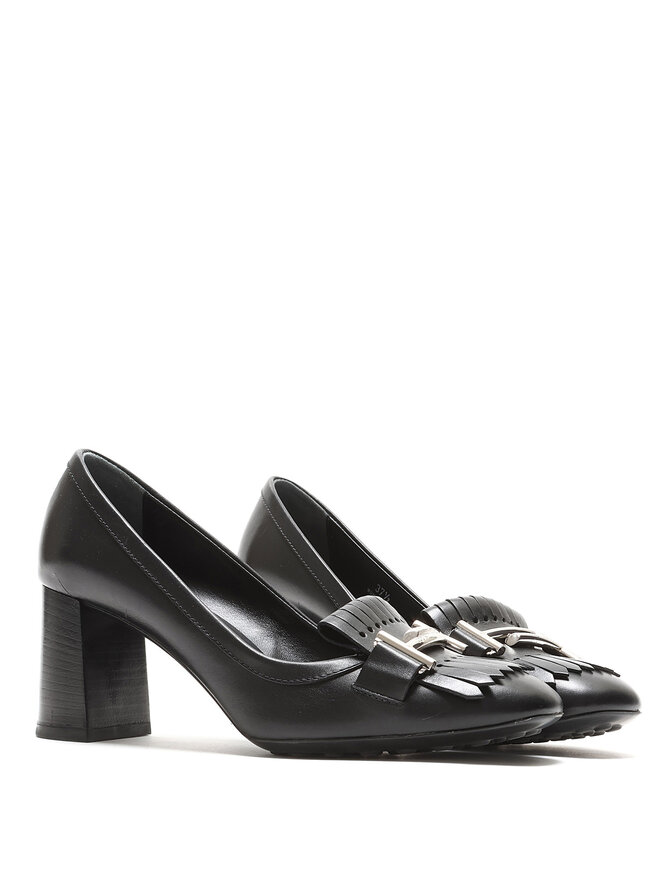 TOD'S Mocassins en cuir à franges