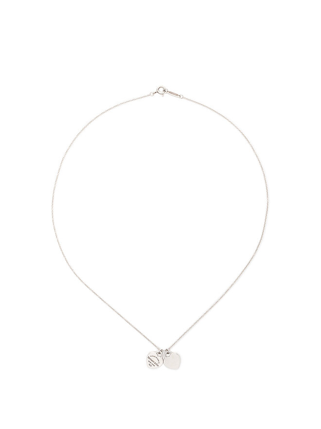 Tiffany & Co. Collier pendentif Mini Double Cœur