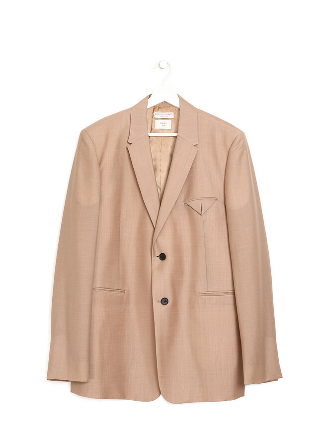 BOTTEGA VENETA Structured Mohair Wool Blazer