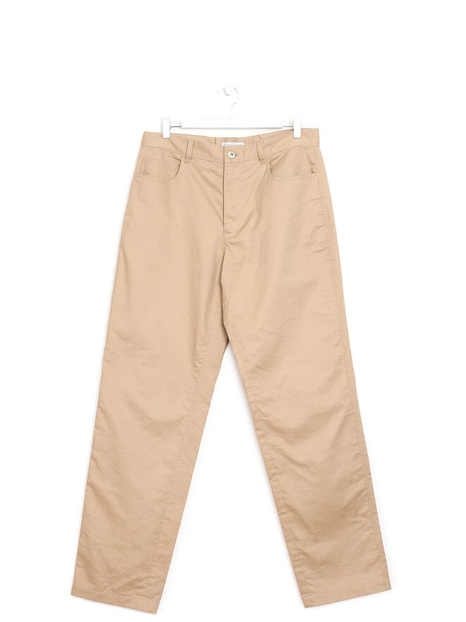 JW ANDERSON Pantalon Beige à Jambe Droite