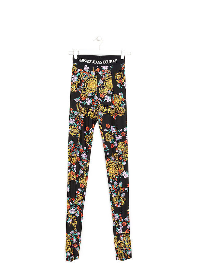 VERSACE JEANS COUTURE Floral Ankle-Length Legging