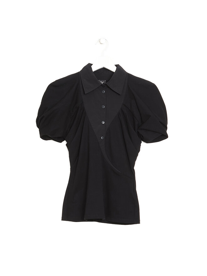 J.Kim Short Puff Sleeve Shirt