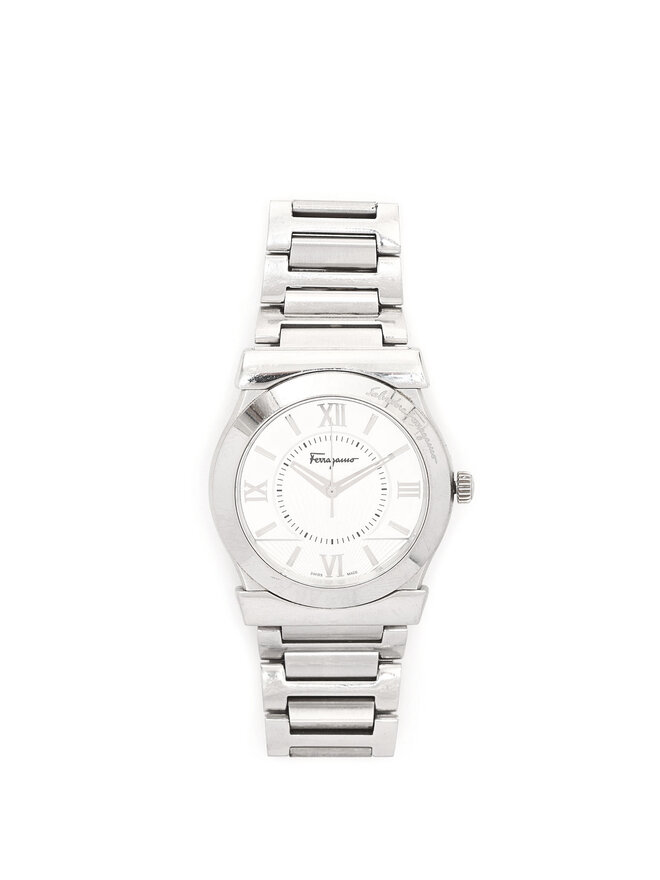 Salvatore Ferragamo Stainless Steel Roman Numeral Watch