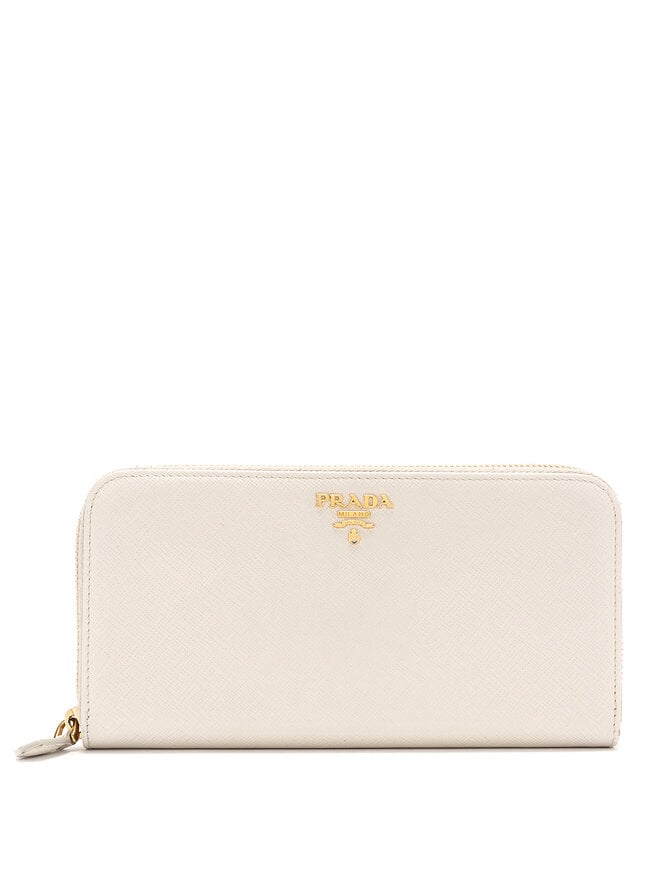PRADA Grand Portefeuille en Cuir Saffiano