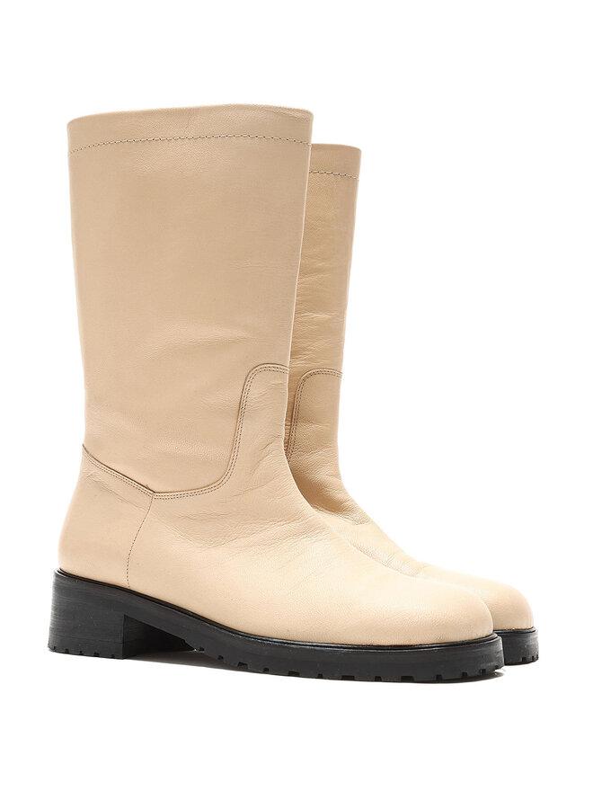 MARYAM NASSIR ZADEH Belmont Grained Leather Boots