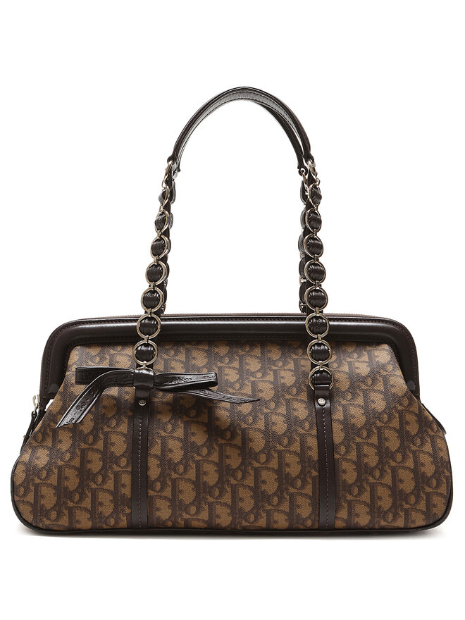 Christian Dior Sac Cabas en Toile à Monogramme