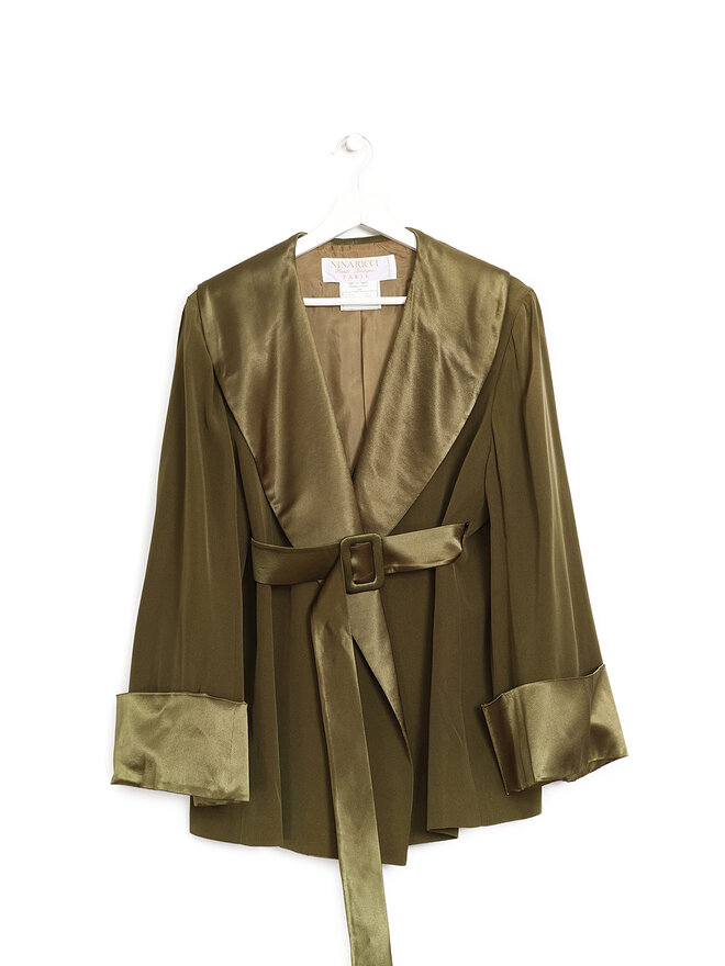 NINA RICCI Green Tailored Jacket