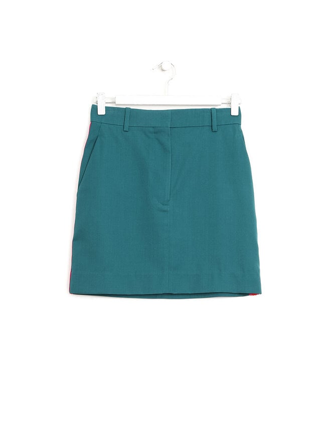 CALVINKLEIN205W39NYC Teal Mini Skirt