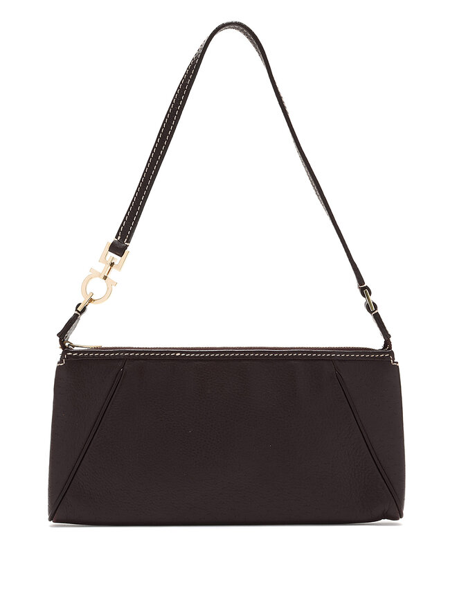 Salvatore Ferragamo Minimalist Leather Shoulder Bag