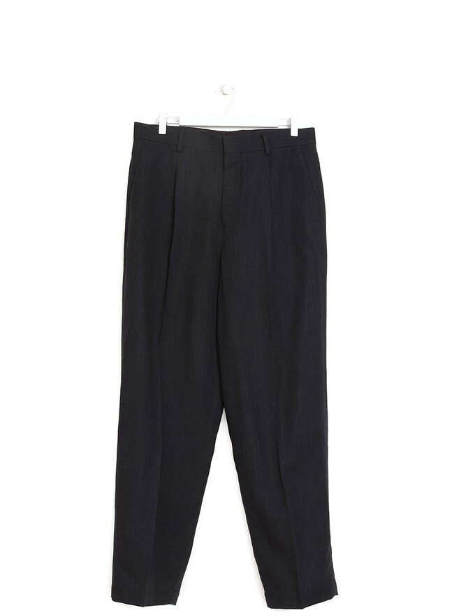 Aton Grey Wool-Blend Trousers