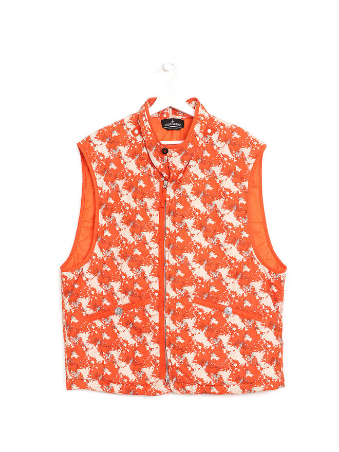 STONE ISLAND Gilet à imprimé abstrait