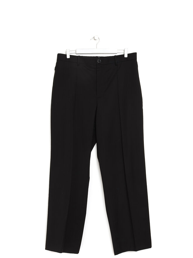 HELMUT LANG Pantalon en Laine à Jambe Droite
