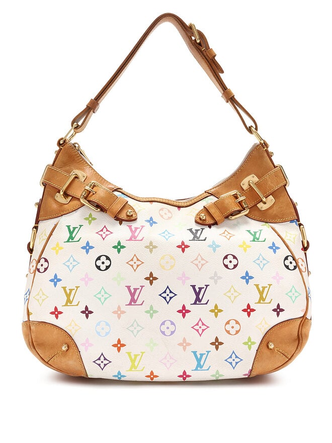 LOUIS VUITTON Sac bandoulière Greta en toile multicolore