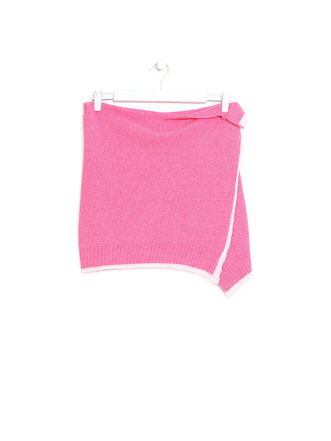 JACQUEMUS Mini-Jupe Portefeuille Rose
