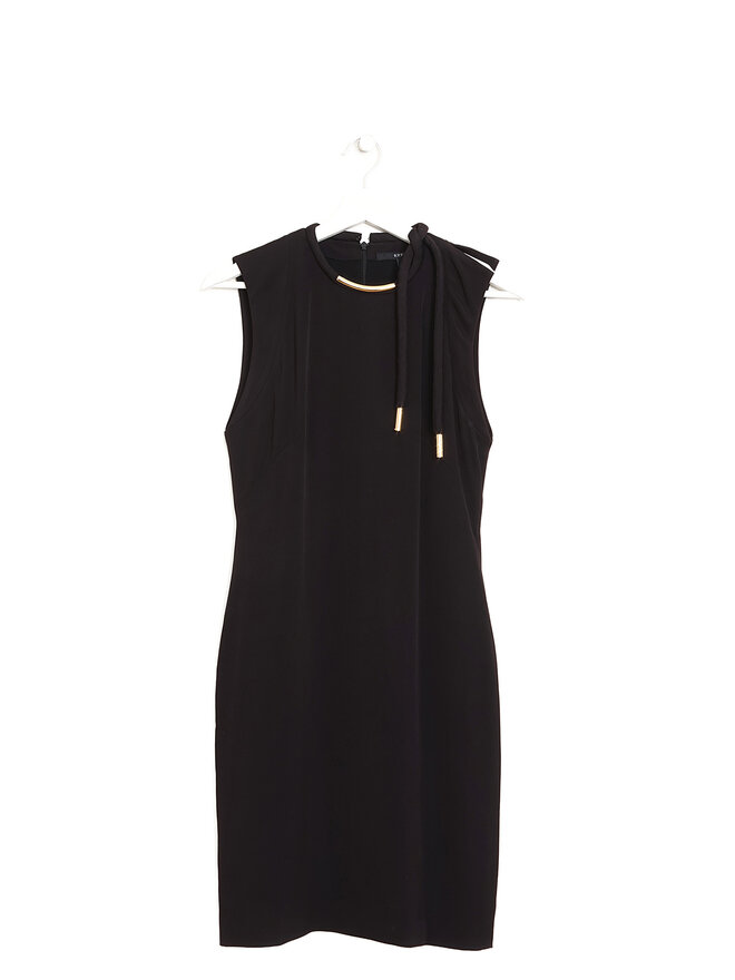 GUCCI Gucci Sleeveless Tie-Collar Midi Dress