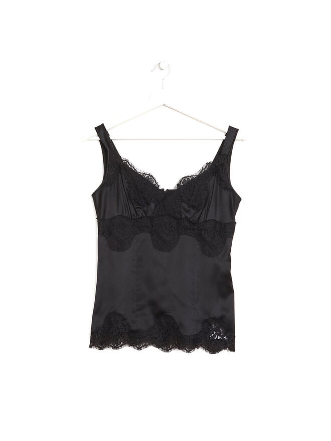 Dolce & Gabbana Black Lace Top