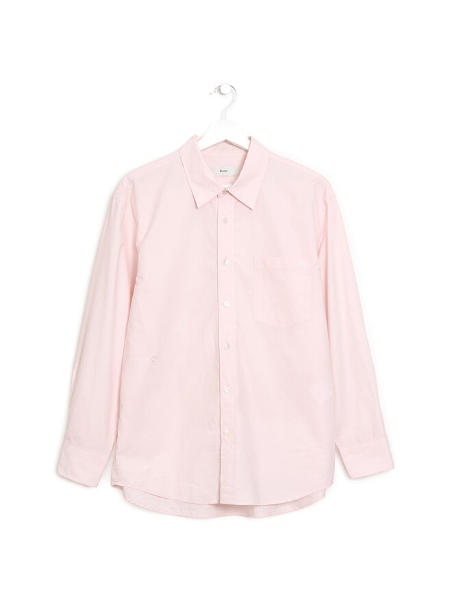Dunst Pink Cotton Button-Down Shirt
