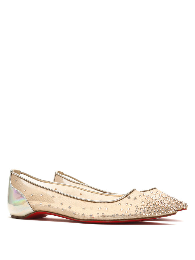 Christian Louboutin Ballerines Follies Strass