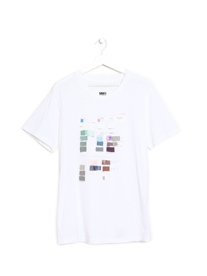 MM6 Maison Margiela T-shirt à manches courtes avec imprimé graphique