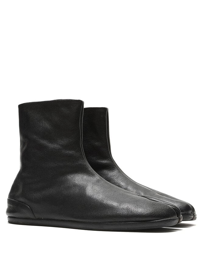 Maison Margiela Bottes en cuir à bout fendu