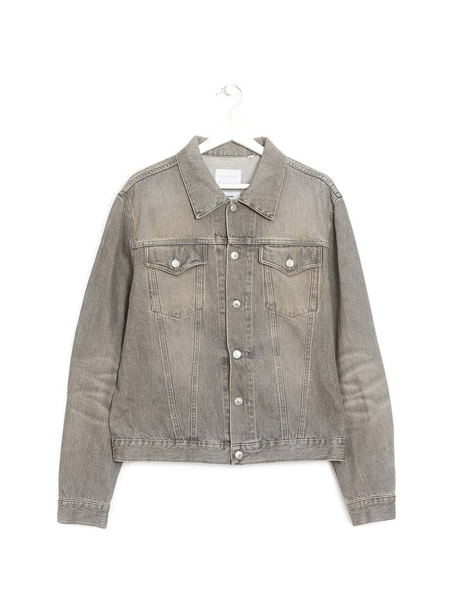 HELMUT LANG Veste en Denim Grise Classique