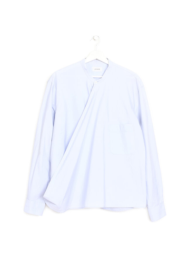 LEMAIRE Chemise en coton à col officier