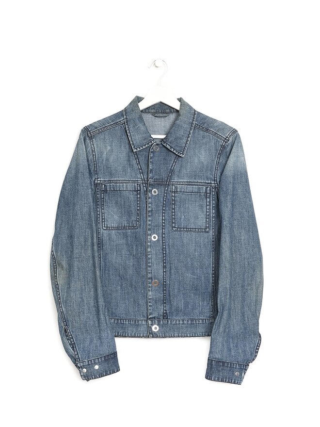 PRADA Veste en Denim Délavé