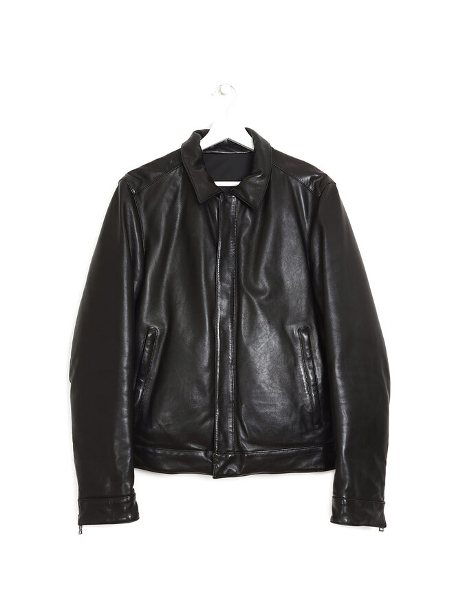 PRADA Reversible Down-Padded Leather Jacket