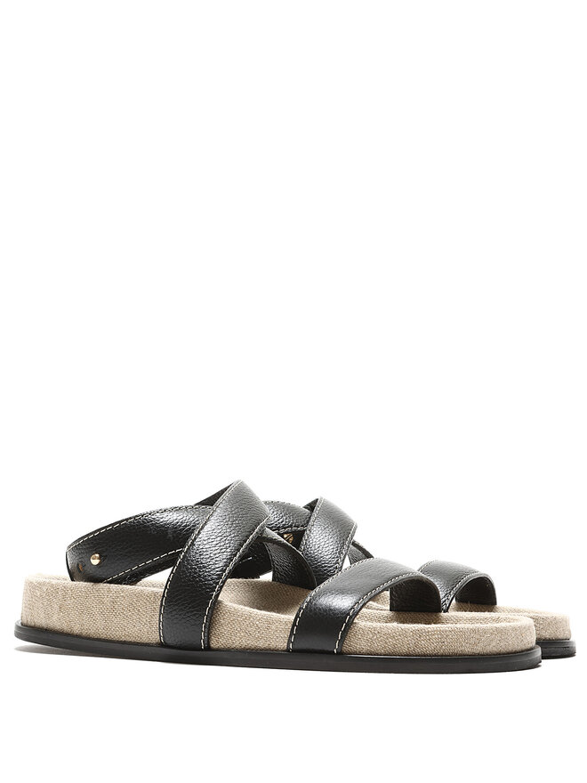 TOTEME Leather Strap Sandals