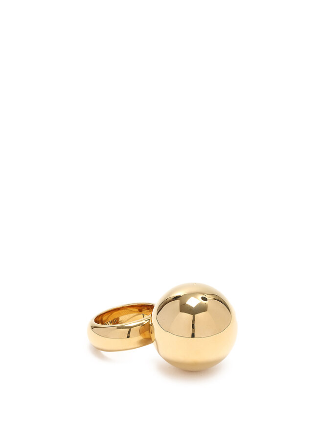JENNYBIRD Gold Spherical Adjustable Ring