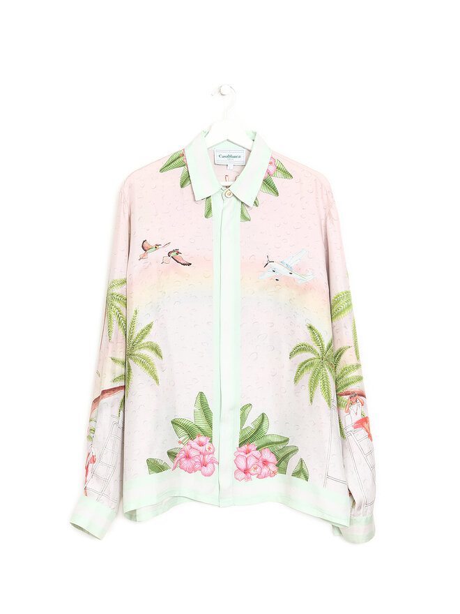 Casablanca Silk Floral Shirt
