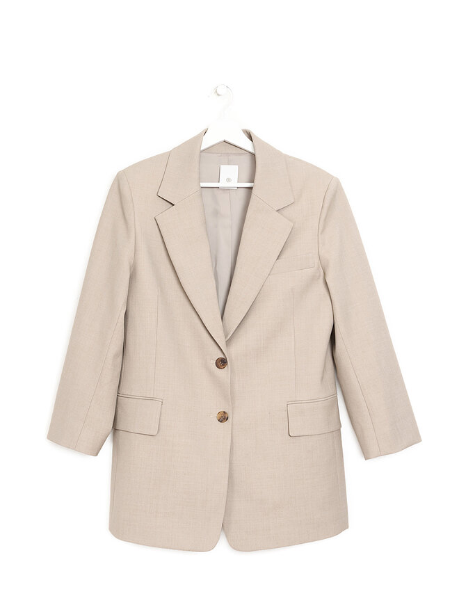 Blossom Two-Button Wool Blazer