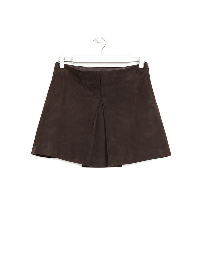 MIU MIU Brown Suede Skirt