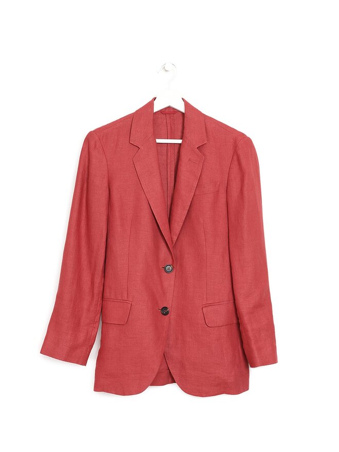 BRUNELLO CUCINELLI Veste en gabardine de chanvre et lin