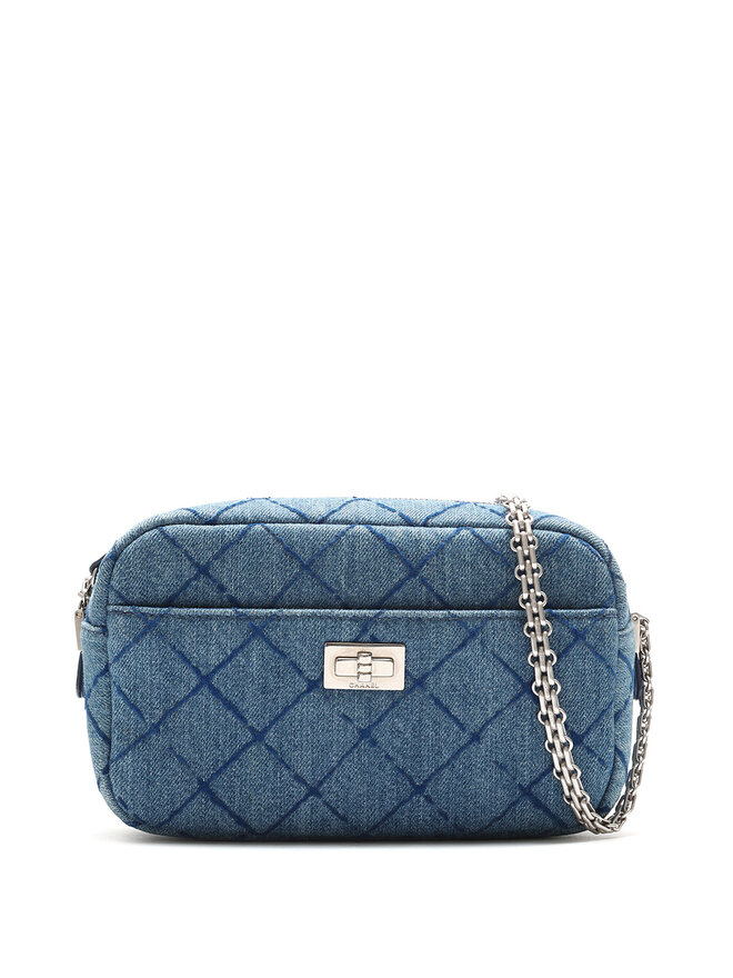 CHANEL Denim Mini Reissue Camera Case